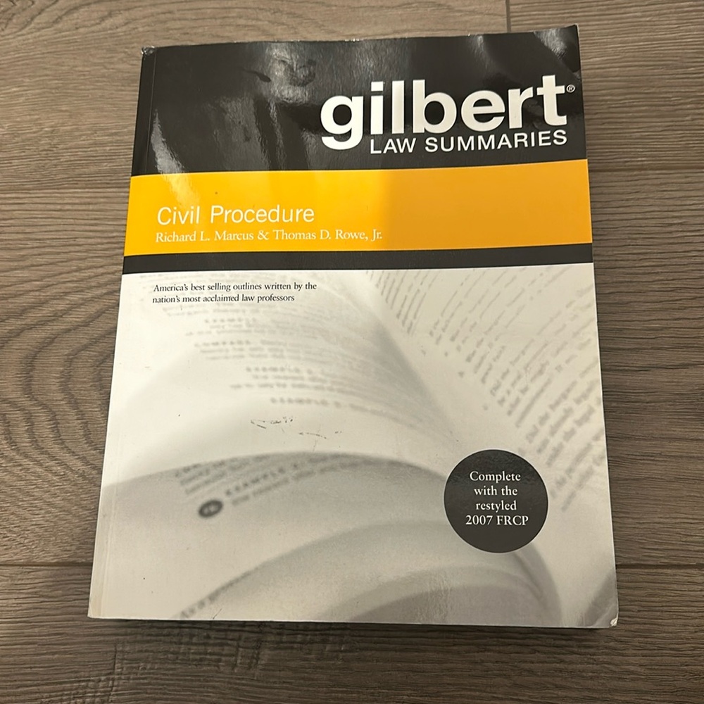$ Gilbert law book